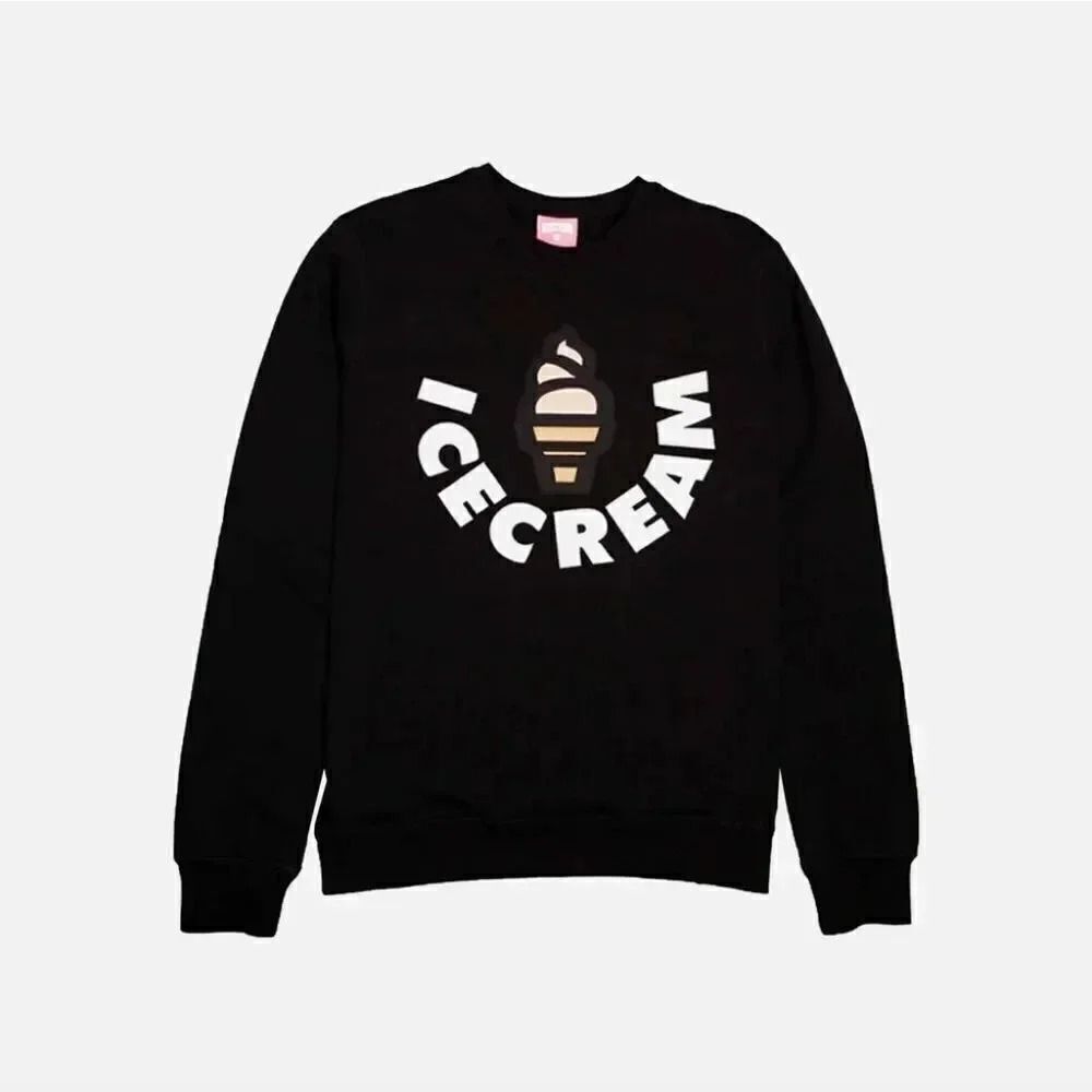 NWOT, RARE! Ice Cream Vanilla Crew Sweater sweatshirt Large